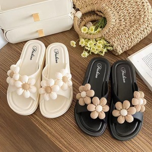 Nouvelles sandales plates à boucle métallique pour femme, style été, antidérapantes, pour la plage, chaussures femme, vente en gros, styles variés - Product Image 5