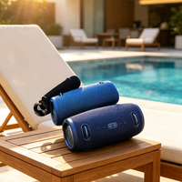 Enceinte sans fil d'extérieur étanche avec batterie rechargeable, audio haute fréquence cristallin, pour karaoké, soirées à domicile et home cinéma