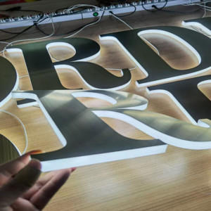 Logo 3D in Acrilico Retroilluminato, <span class=keywords><strong>Font</strong></span> Luminoso Impermeabile per Pubblicità Commerciale, Decorazione per Ristoranti, Concessionarie Auto e Altro - Product Image 3