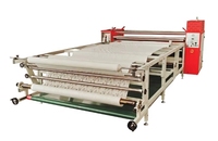 Presse à rouleaux 610mm x 1700mm avec tambour d'huile de chauffage pour tissu d'usure de sport