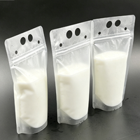 Prix d'usine – Sachet d'emballage en plastique givré avec bec verseur pour jus, boissons et boissons froides