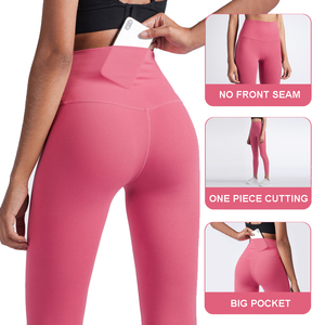 Biểu Tượng Tùy Chỉnh Cao Eo Cảm Giác Trần truồng Xà Cạp Đẩy lên Thể Thao Phụ Nữ Tập Thể Dục Chạy Yoga Quần Liền Mạch Xà Cạp Phòng Tập Thể Dục Cô Gái - Product Image 2