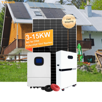 Système de stockage d'énergie solaire hybride MPPT 3-15 kW pour maison résidentielle, directement de l'usine, avec garantie de 10 ans