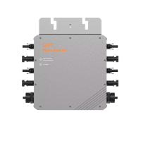 Micro-onduleur solaire GIWT GMI1200A 1200W, couleurs gris/orange/bleu, provenant du Sichuan, Chine