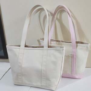 Bolsa de Mano Grande de Lona de Algodón Personalizada, con Asas de Cuerda y Bolsillos con Cremallera, Reutilizable, para Hombre - Product Image 5