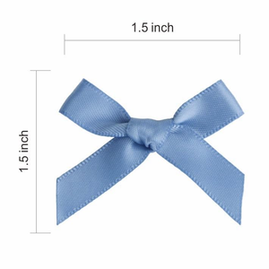 Lot de 200 mini nœuds en satin pour lingerie, nœuds papillon en ruban de satin pour Noël et décorations d'anniversaire - Product Image 4