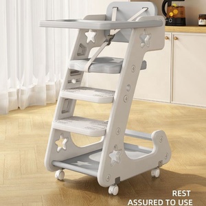 Baby Multifunctional Growth Chair Children Dining <strong>Eating</strong> Dining High Chairs Kids Study Feeding Chair Ages 1-12 Years - Product Image 6