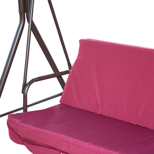 Customized Garden Outdoor Modern 3 Seat Red <b>Patio</b> <b>Swing</b> Furniture - Product Image 4