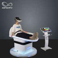 Ultra infinito Vr Simulador de 9D Realidad Virtual de realidad Virtual paseos Vr Montaña Rusa 9D Vr máquina de juego de la diapositiva con experiencia