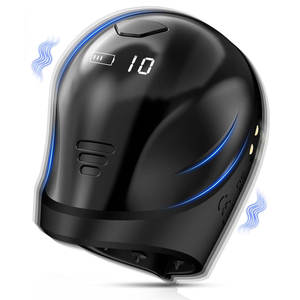 เครื่องเทรนเนอร์ระบบสั่นแบบดิจิตอล LED สำหรับผู้ชาย10ระดับ3ความเร็ว7ความถี่ในการทำความร้อนด้วยแม่เหล็ก USB - Product Image 1