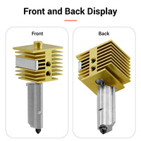 Kit Hotend Bambu Lab A1/A1 Mini dengan Nozzle 0.4mm, Hotend Kuningan, Rakitan Hotend yang Baru Ditingkatkan, Edisi Kecepatan Tinggi untuk Printer 3D
