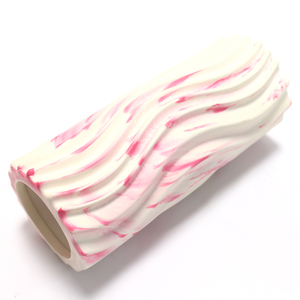 Rouleau de massage en mousse EVA texturée ondulée de couleur personnalisée, à grille souple, pour le yoga et la relaxation musculaire - Product Image 5