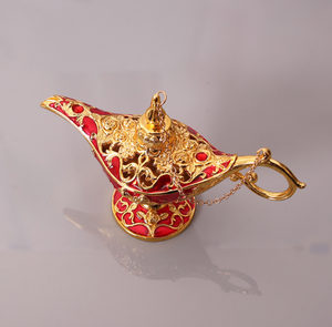 Pantalla creativa que desea la lámpara mágica Aladdin lámpara mágica de Metal decoración del hogar regalo de inauguración - Product Image 1