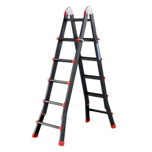 Échelle télescopique robuste antidérapante multi-positions 3-6 marches, échelles industrielles géantes pour le travail, design premium - Product Image 2