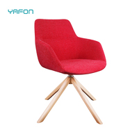 Nouveau design chaise élévatrice pivotante de bureau en tissu personnalisé en mousse moule avec roulettes