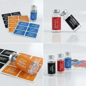 Étiquettes personnalisées pour flacons de 3 ml et 10 ml, impression dorée, encre métallisée, autocollant haute résolution - Product Image 6