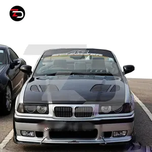 1991 bis 1998 M3 Style Body Kit Kohlefaser-Motorhaube mit Entlüftung für 3er E36 318I 320I 328I