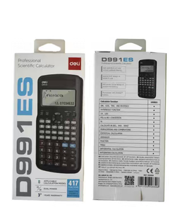 Calculatrice scientifique Deli 991ES, 417 fonctions, <span class=keywords><strong>calculatrices</strong></span> standard pour ingénieurs, fournitures scolaires pour collégiens et lycéens, calculatrice électronique - Product Image 2