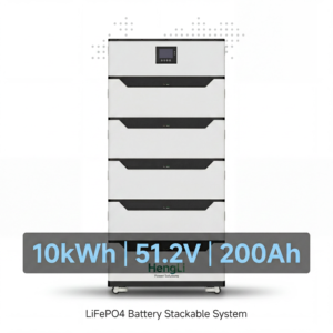 แบตเตอรี่โซลาร์เซลล์สำหรับบ้านแบบต่อพ่วงได้ 10kWh 51.2V 200Ah All One Plus Power Wall BMS พร้อมรีโมทคอนโทรล ประสิทธิภาพ 95% - Product Image 1