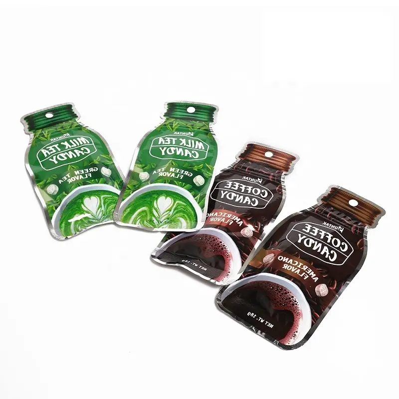 Fábrica OEM Masticable Instantáneo Innovador Granos de café Prensado Tablet Candy Halal Dulces y dulces a granel