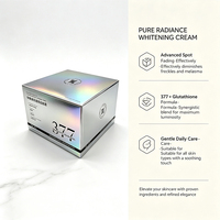 Boîte en papier cosmétique avec logo holographique en feuille d'argent pour fard à paupières et maquillage