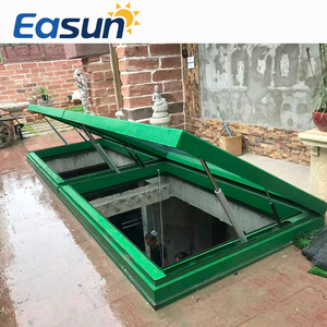 Lucernari elettrici in vetro doppio per il Patio lucernario Auto con sistema idraulico per la scala e la finestra del seminterrato - Product Image 5