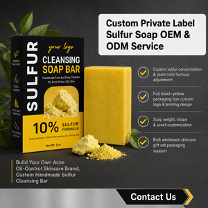 Jabón Limpiador Profesional con 10% de Azufre para el Cuidado de la Piel, Reduce el Exceso de Grasa, Mejora la Piel Grasa Propensa al Acné - Product Image 3