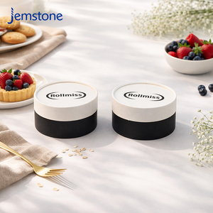 Custom Eco-friendly Food Grade Baking Cake Dessert Cylinder Paper Tube <b>Packaging</b> Luxury Cylinder Paper Cheesecake <b>Box</b> Container - Product Image 5