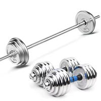Vente directe des usines chinoises, haltères réglables en fonte de la marque JUNSHANG, barre de musculation 30 kg 50 kg, couleur personnalisée, unisexe, haute qualité