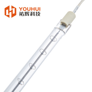 Lampe chauffante infrarouge à tube de quartz transparent Youhui 380V sans ozone pour usage industriel - Product Image 2
