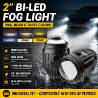 Ensemble de phares antibrouillard LED haute performance VAHID FW200 6000K 42W 3000LM 12V, compatible avec Honda, Toyota, Nissan, installation facile