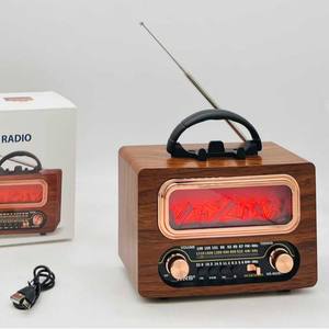 Retro Flame Light AM/FM/SW Radio with TF Card MP3 Player & 5W Bass <b>Speaker</b> - Product Image 4