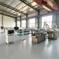 Ligne de production de tubes ondulés monocouche PE PP PVC avec système de recyclage par freinage et récupération d'énergie de marche au ralenti, 40-45m/min, pour modèle amélioré