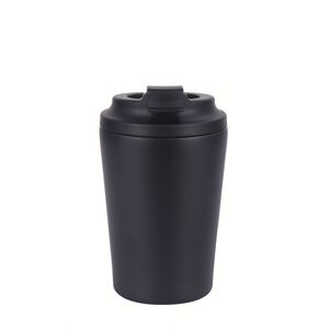 Gobelet isotherme à double paroi en acier inoxydable 304 de 360 ml, réutilisable, pour eau potable, café, avec couvercle - Product Image 1