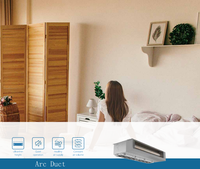 Système de climatisation central VRF DC Inverter multi-split à conduits, 50-60Hz, éco-responsable R-410A, pour hôtels