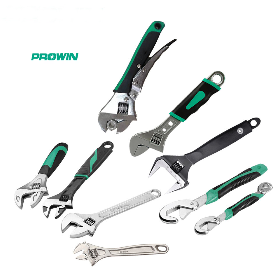 Mỏ lết điều chỉnh miệng lớn PROWIN dễ bảo trì, khóa nhiều kích cỡ