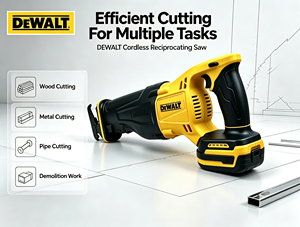 Scie sauteuse multifonctionnelle au lithium <span class=keywords><strong>DEWALT</strong></span>, scie-couteau portative, outil électrique pour le travail du bois et la découpe de métaux à usage domestique - Product Image 5