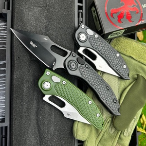 Couteau pliant tactique Mh Stitch D2 Blade, personnalisable OEM, manche ABS, stock US, livraison en 3 jours - Product Image 5