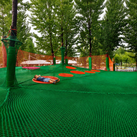 Filet de rebond commercial pour aire de jeux extérieure, équipement de parc de trampolines, filet de rebond pour enfants, aventure familiale, designs personnalisés Netstribe