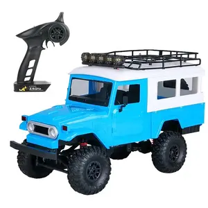 MN-40 All Terrain 4WD 4X4 Plastic ABS Hard Body 2.4G Proportional Led Headlight Radio Control RC Pick up Truck Toy Car For Boys