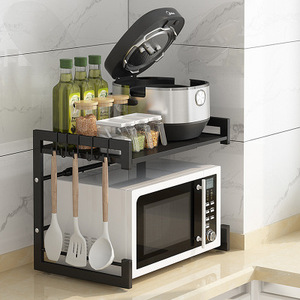 Forno a microonde Rack di Fabbrica <span class=keywords><strong>Telescopico</strong></span> Ferro Da Stiro Cucina Forno A Microonde Rack di Stoccaggio <span class=keywords><strong>Scaffale</strong></span> - Product Image 4