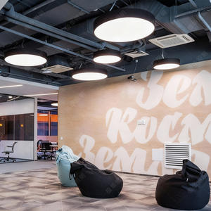 Профессиональный промышленный круглый подвесной светильник большого размера для конференц-залов, офисов, торговых центров - Product Image 2