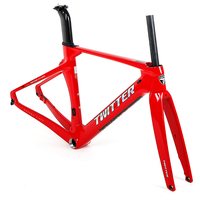Cadre de Vélo de Route R10 en Fibre de Carbone à Frein à Disque 700C, Cadre de Course Aérodynamique