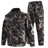 Ensemble d'entraînement pour homme, veste et pantalon tactiques, uniforme tactique, ensemble d'entraînement couleur Multicam, veste et pantalon en tissu CP, hiver