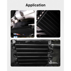 Kit Universal de Enfriador de Aceite de Transmisión de Aluminio - Intercooler de 6/8/10 Filas para GM y Más, Radiador de Enfriamiento para Transmisión Automática/Manual - Product Image 4