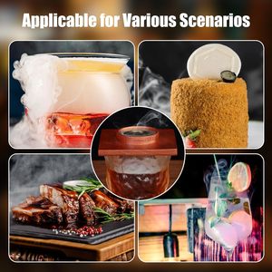 Chất Lượng Cao Cấp Bourbon Whiskey Smoker Infuser Kit Với <span class=keywords><strong>Torch</strong></span> Nhẹ Hơn Và Hút Gỗ Chip Cocktail Quà Tặng Cho Nam Giới - Product Image 6