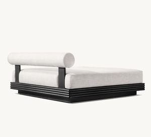<span class=keywords><strong>BONDI</strong></span> ALUMINIO DAYBED Cómoda tumbona con cojín grueso Juego de muebles de exterior Tumbona de jardín de lujo Tumbona moderna - Product Image 3