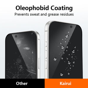 Protector de Pantalla de Vidrio de Aluminio de Alta Calidad OEM 9H Anti Espía, Protección de Privacidad, Cobertura Total para iPhone 16 17 18 Pro - Product Image 4
