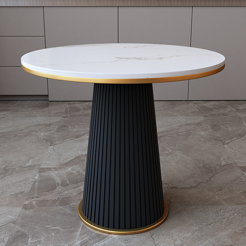 Table basse en cuir bleu 60*60*75