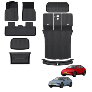 Tapetes para Tesla Model Y 2025 2026, Juego Completo para Todo Clima, Revestimientos de Carga, Tapete Trasero 3D TPE para <span class=keywords><strong>Maletero</strong></span> - Product Image 1